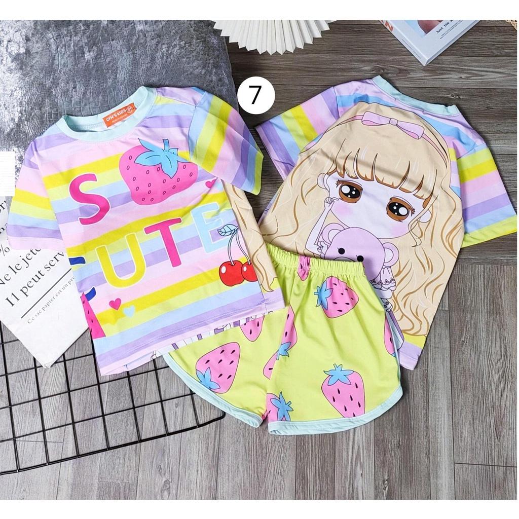 Bộ mặc nhà 3D size đại bé gái