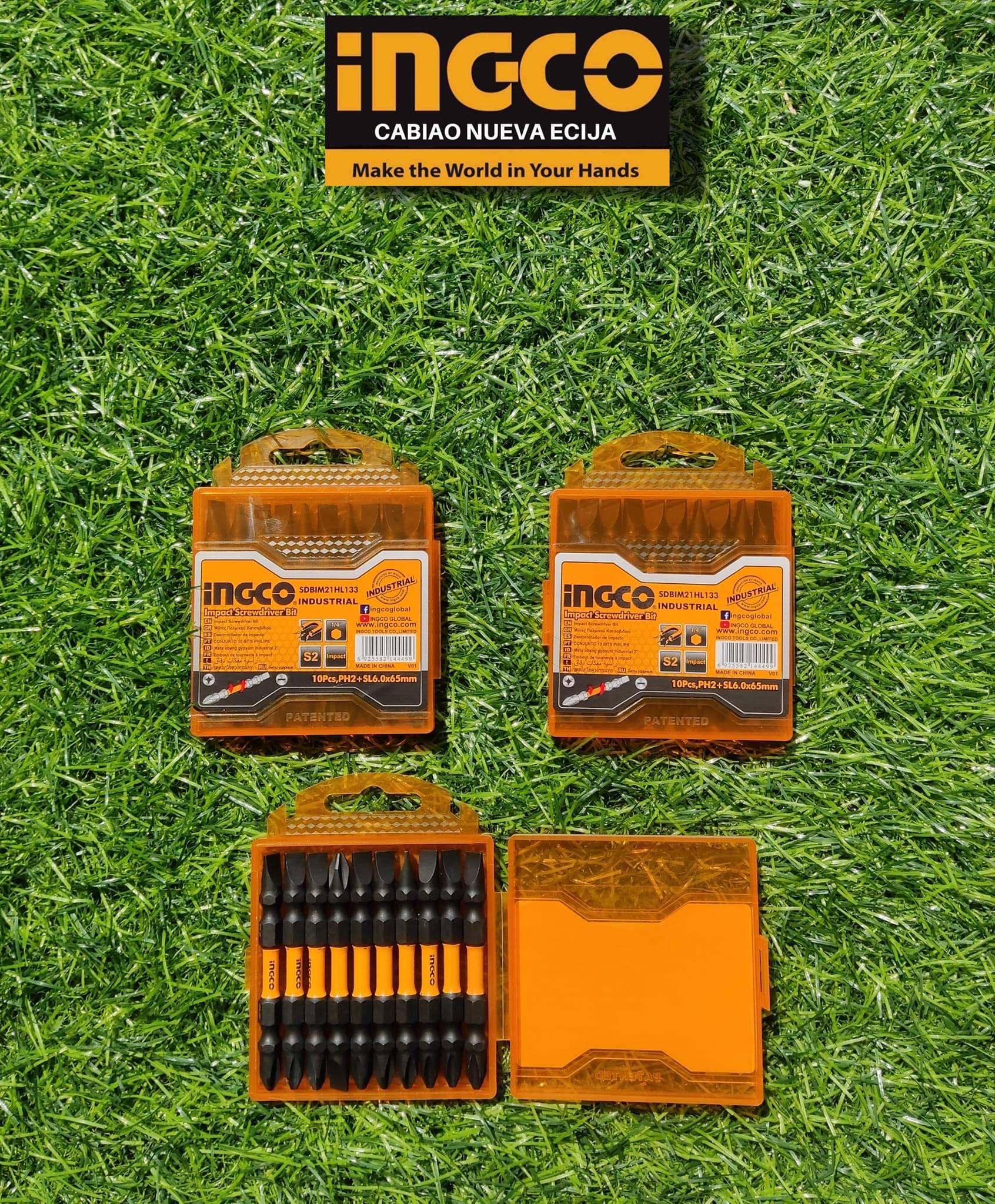 BỘ MŨI BẮT VÍT 2 ĐẦU BAKE VÀ DẸP 10 CHI TIẾT INGCO - HÀNG CHÍNH HÃNG