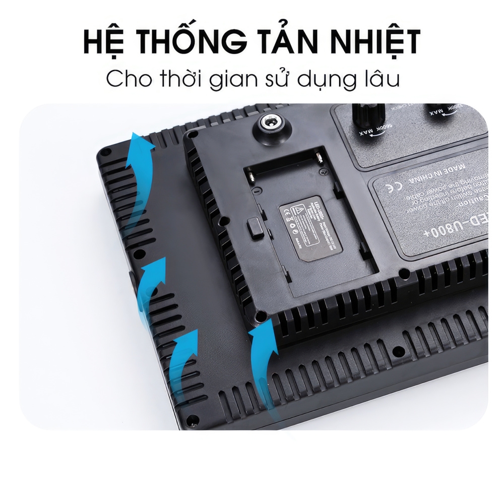 ĐÈN LED TRỢ SÁNG QUAY VIDEO CHỤP HÌNH 50W U800