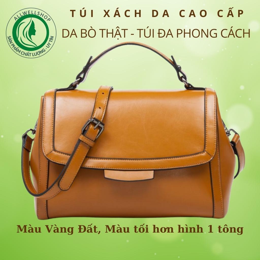Túi xách nữ Da Bò 100% Cao Câp  Vừa Túi đeo chéo, Cầm Tay - Thời trang Nhật Bản và Hàn Quốc kết hợp sản xuất