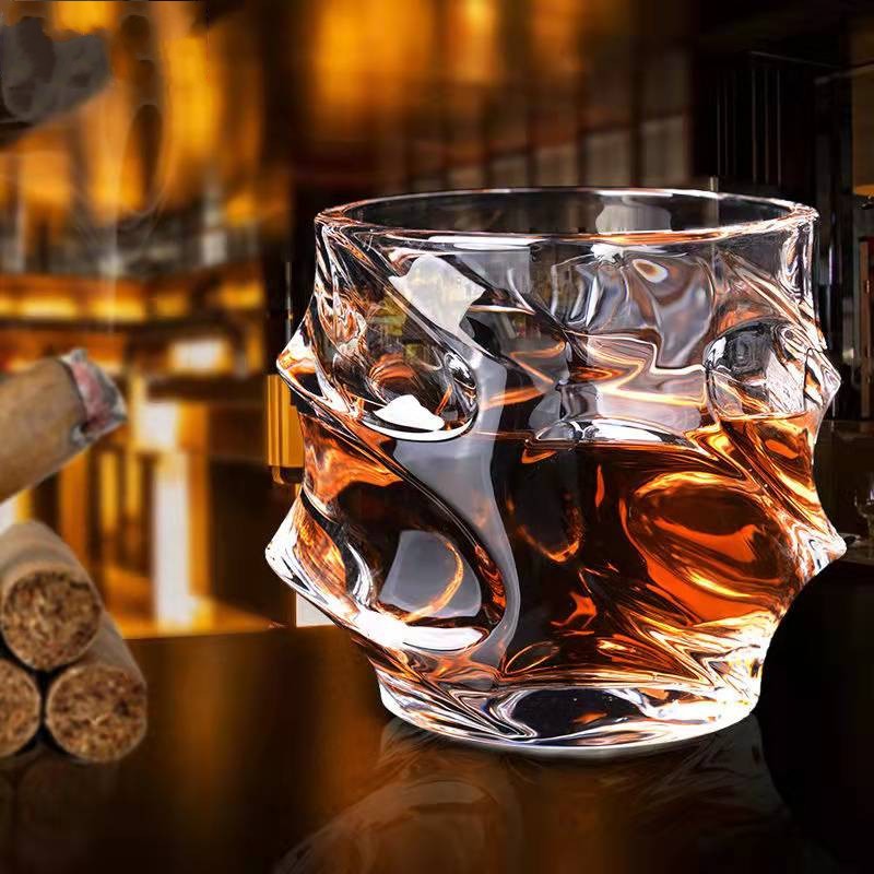 Bộ Ly Uống Nước, Rượu Whisky Xoắn Vô Cực Phong Cách Châu Âu 6 Sets - Hàng Nhập Khẩu
