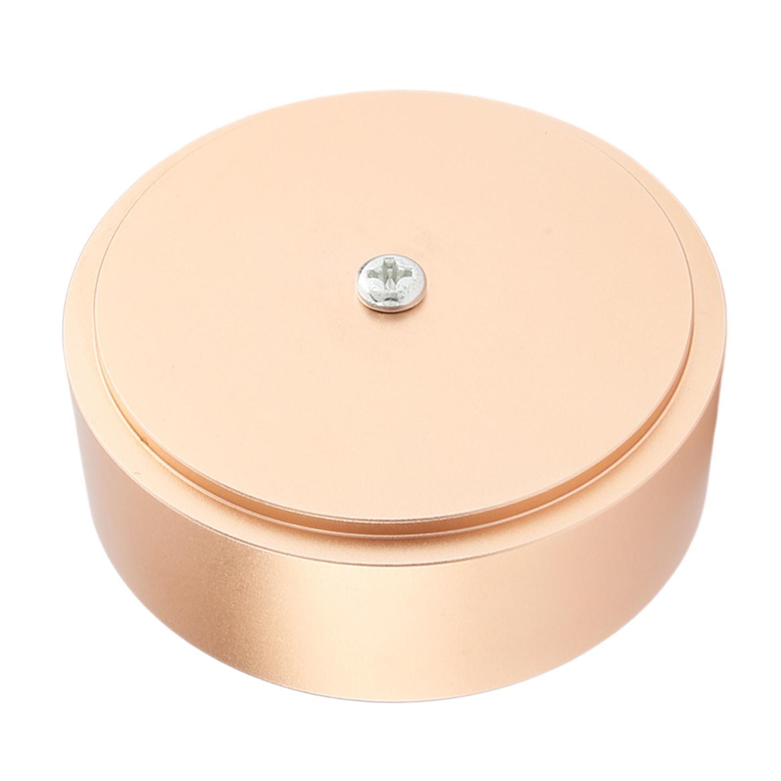 58x22mm Speaker Isolation Feet Pad Stand, Aluminum Alloy Amplifier Pad Isolation Base Feet Pad Absorb Shock for Audio Speaker Amplifier CD Player