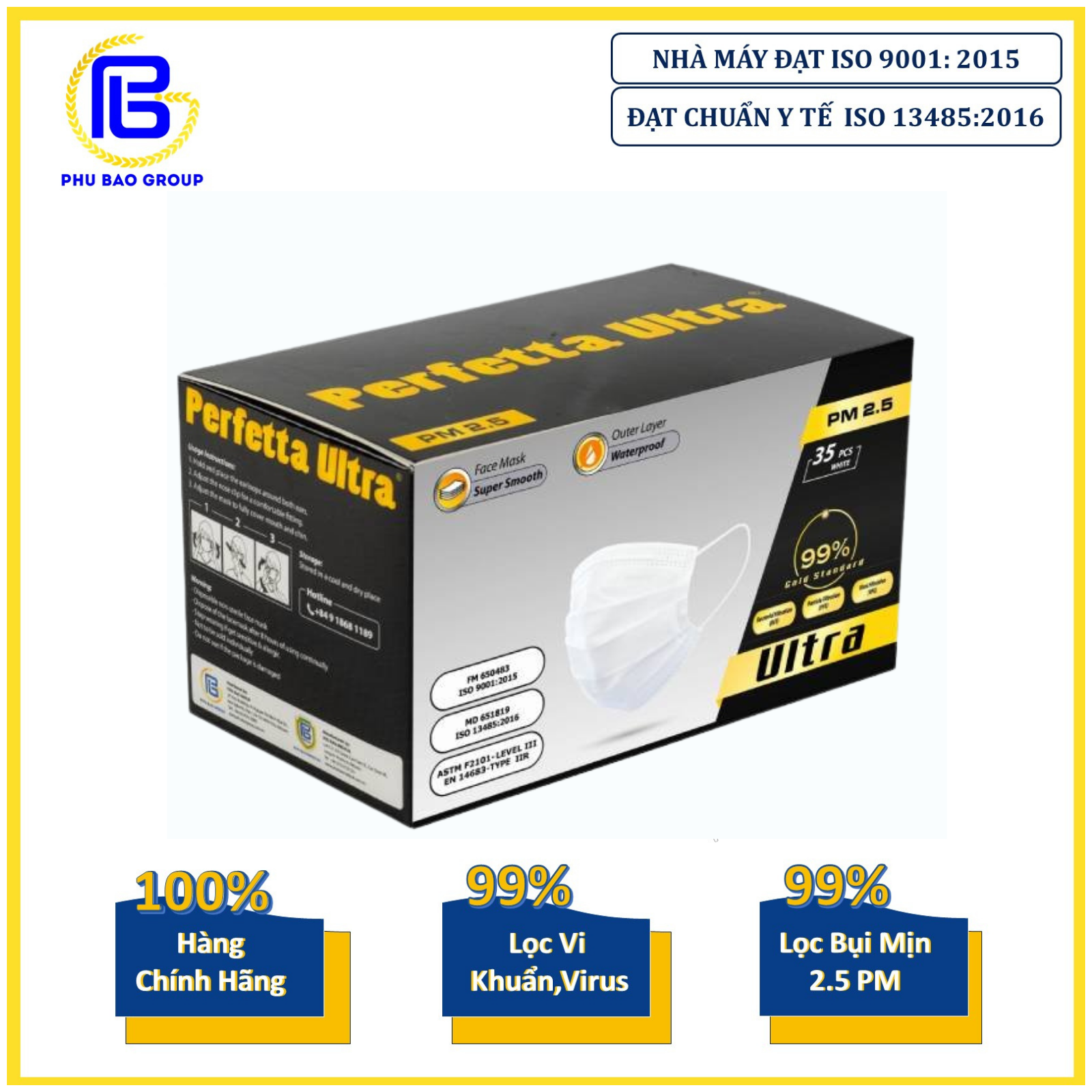 - Khẩu Trang Y Tế Chất Lượng Cao, Kháng Khuẩn, Chống Bụi Mịn PM 2.5, Màu Trắng, 4 Lớp, Bảo Vệ Tối Ưu, Đóng Gói Từng Cái -