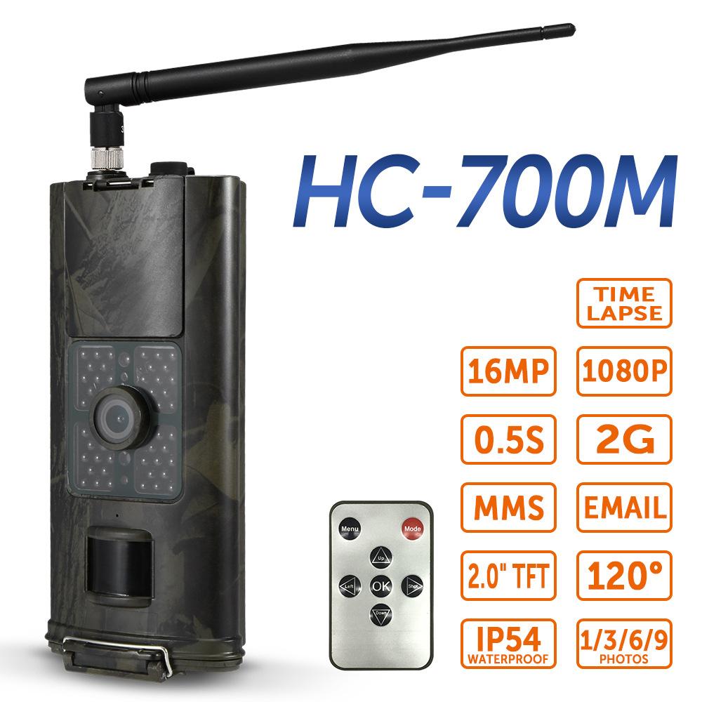 2g Hunting Trail Camera Cellular Mobile 16MP 1080P Ảnh bẫy camera hoang dã HC700M Giám sát động vật hoang dã không dây
