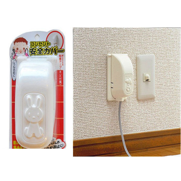 Hộp bọc ổ điện bảo vệ bé nội địa Nhật + Tặng Hồng trà sữa / Cafe Maccaca