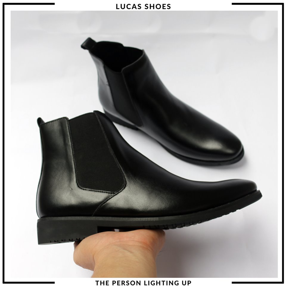 Giày nam Chelsea Boots cổ cao classic