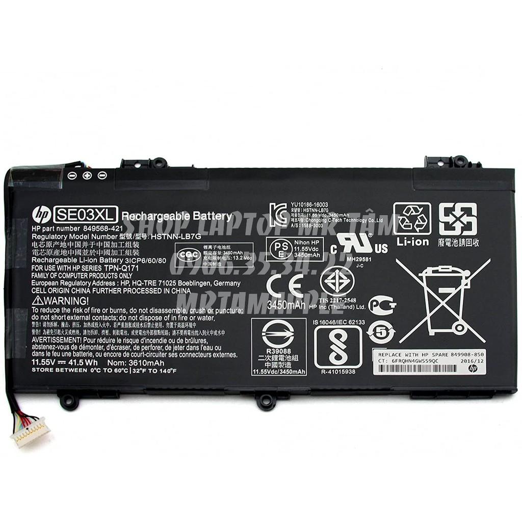 Pin Laptop HP 14-AL000 (SE03XL) (ZIN) - 3 CELL - Pavilion 14-al000, 14-al100, 14-av000