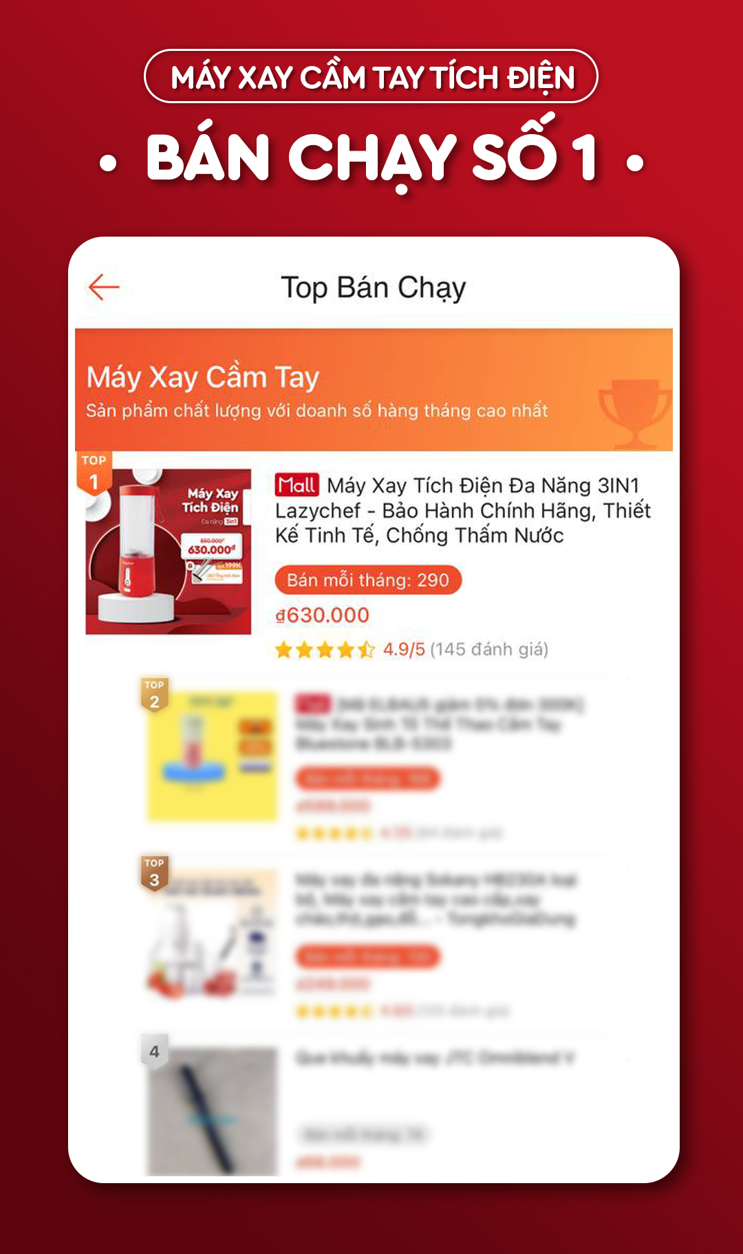 Máy Xay Cầm Tay 3IN1 Sạc Pin Tiện Lợi Lazychef - Máy Xay Đa Năng Sạc Điện, Máy Xay Sinh Tố Trái Cây, Máy Xay Cầm Tay, Hàng Chính Hãng