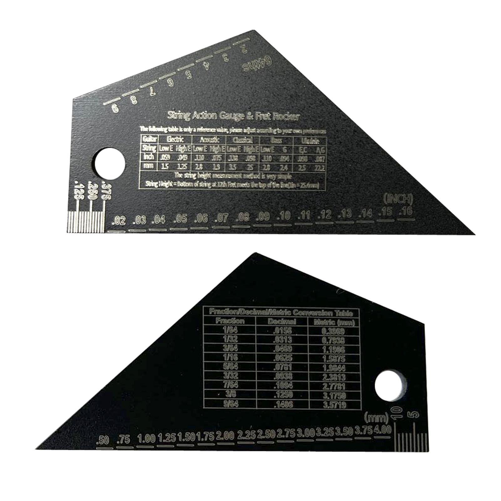 Guitar Fret Rocker Fret Level Tool for Acoustic Guitar Accessories