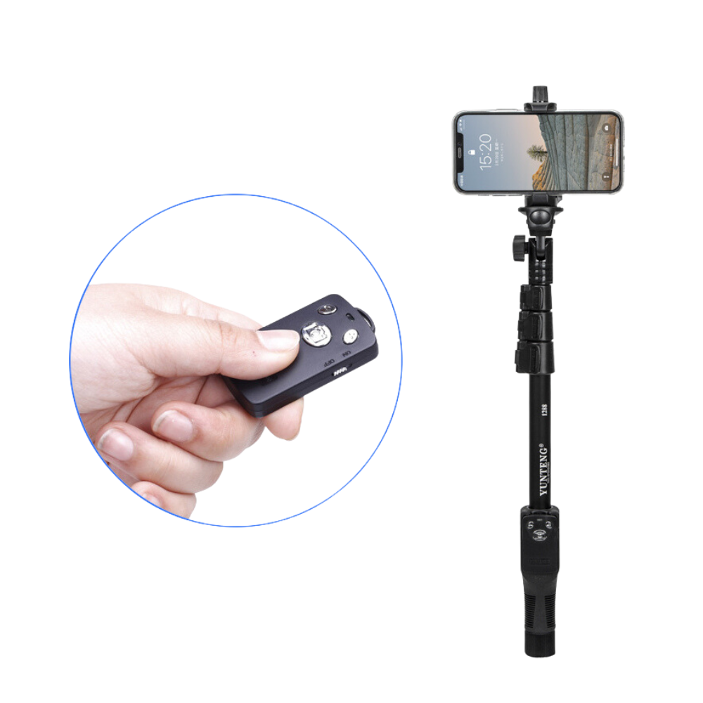 Tripod/ Gậy chụp ảnh Yunteng 1288, phụ kiện quay chụp nhỏ gọn, tiện lợi kèm remote chụp ảnh từ xa - Hàng chính hãng