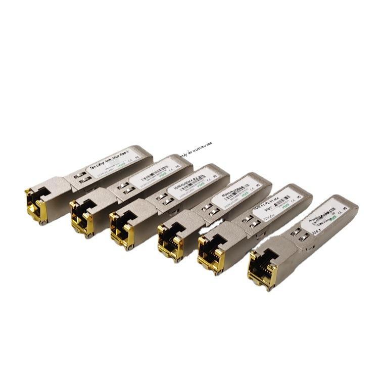 Ưu đãi đặc biệt mô-đun quang Gigabit SFP giao diện RJ45 Bộ chuyển đổi quang điện tương thích với mô-đun thu phát sợi quang Huasan