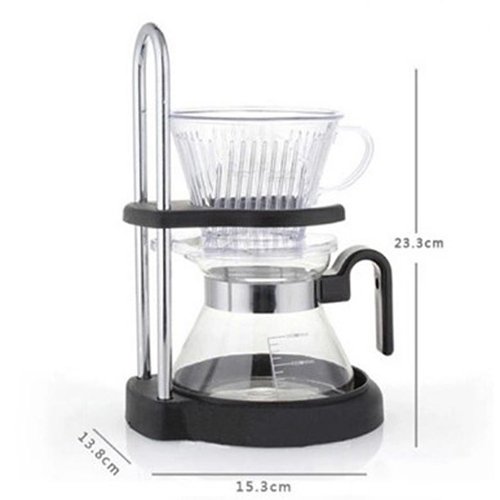 Filter Bowl Suit Drip Resin Pot Pour Over Coffee Maker With Cloth Filter