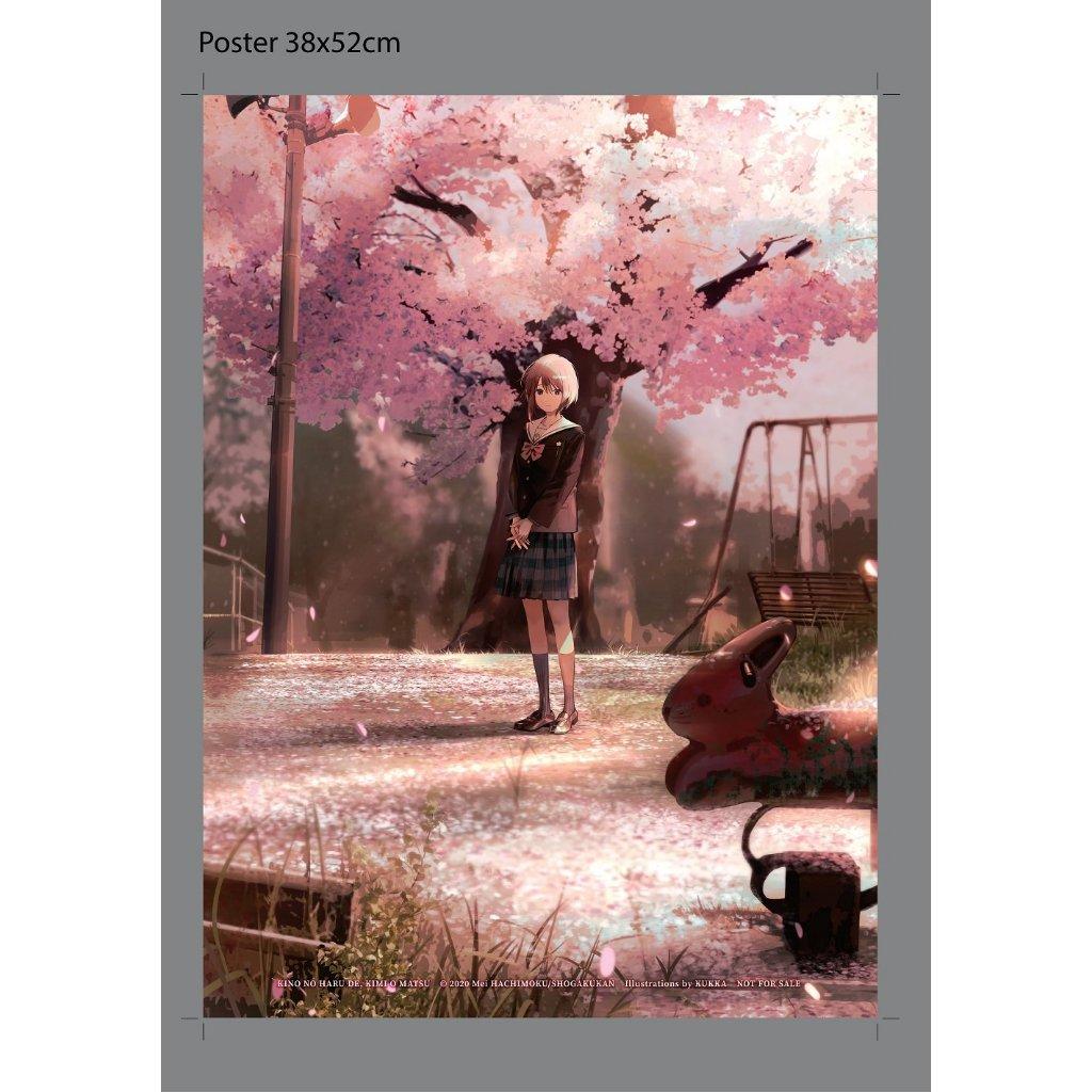 Sách Đợi anh trong mùa xuân ngày hôm qua - Bản phổ thông và Đặc biệt Tặng kèm Postcard + Bộ Thẻ Card + Poster - Hikari