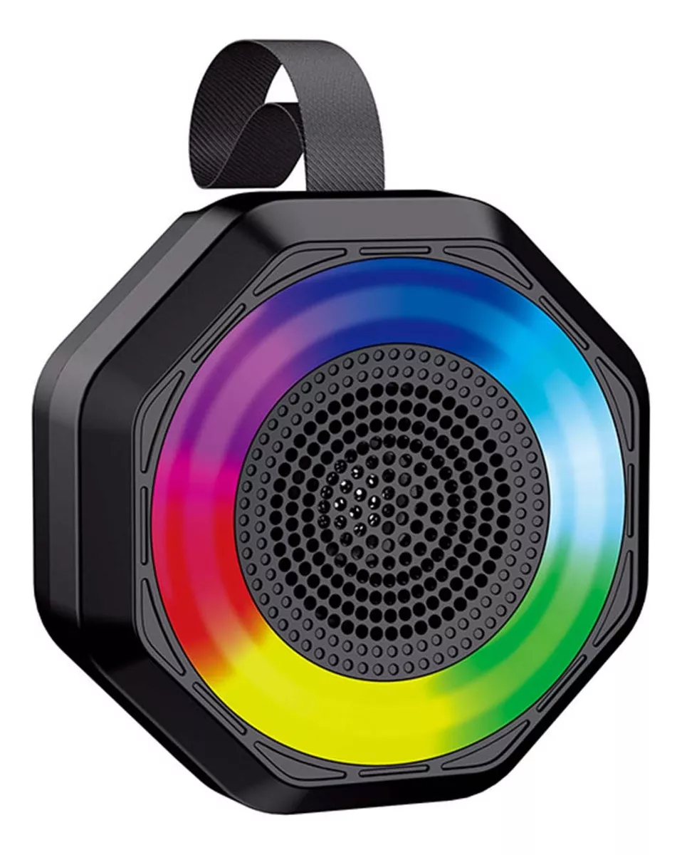 Loa Bluetooth mini quai xách cầm tay treo xe LED RGB Colorfull SPEAKER 1200mAh