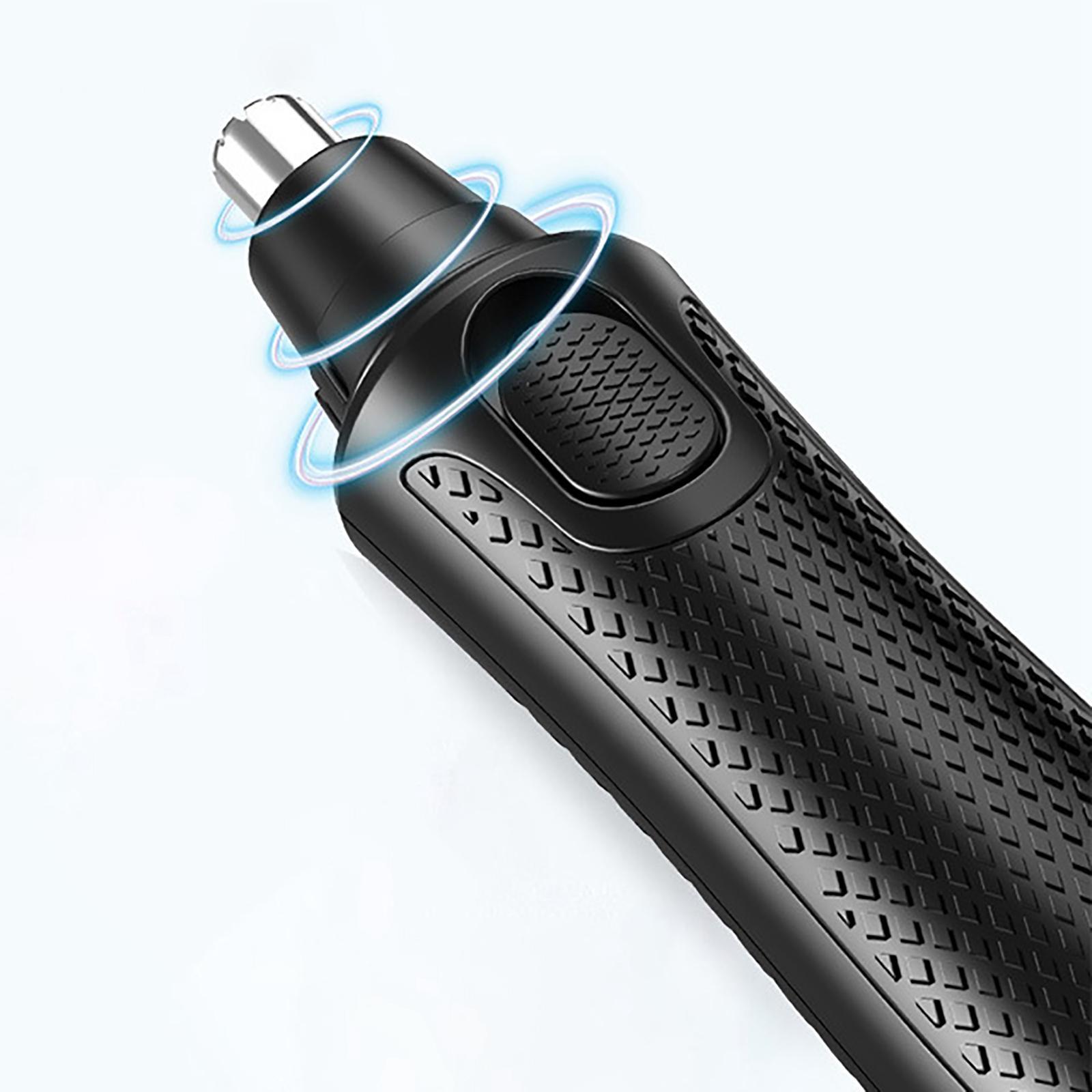Portable Ear Nose Hair Trimmer Easy Cleansing Mute Motor Waterproof Facial Cleaner