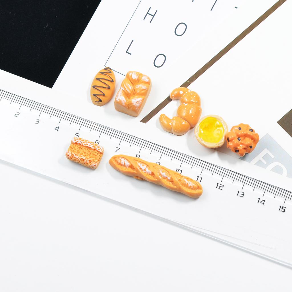 20 Pcs Squishy Slow Rising Cream Scented Simulation Bread DIY Phone Decor