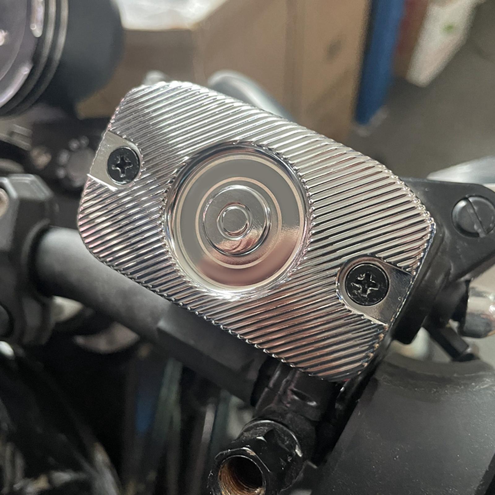 Motorcycle Brake Master Clutch Cylinder Cover Front Rear ,Repair Parts ,Spare Parts Professional Replaces Durable Aluminum Fluid Reservoir Cap