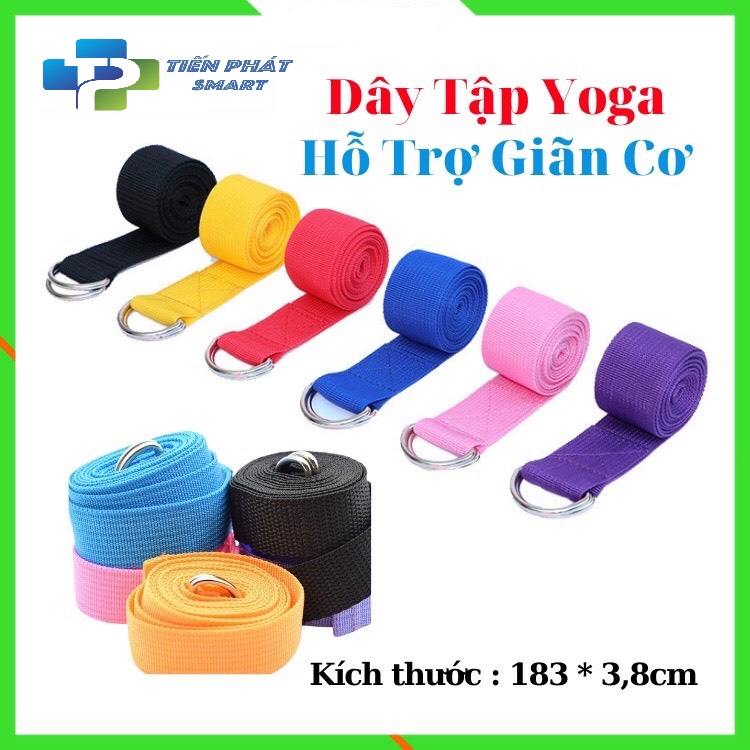 DÂY ĐAI TẬP YOGA SỢI COTTON (KHÁCH CHỌN MÀU)