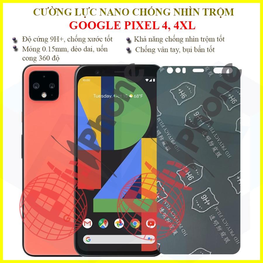 Dán chống nhìn trộm dành cho Google Pixel 4, 4XL - Dán cường lực dẻo nano 9H