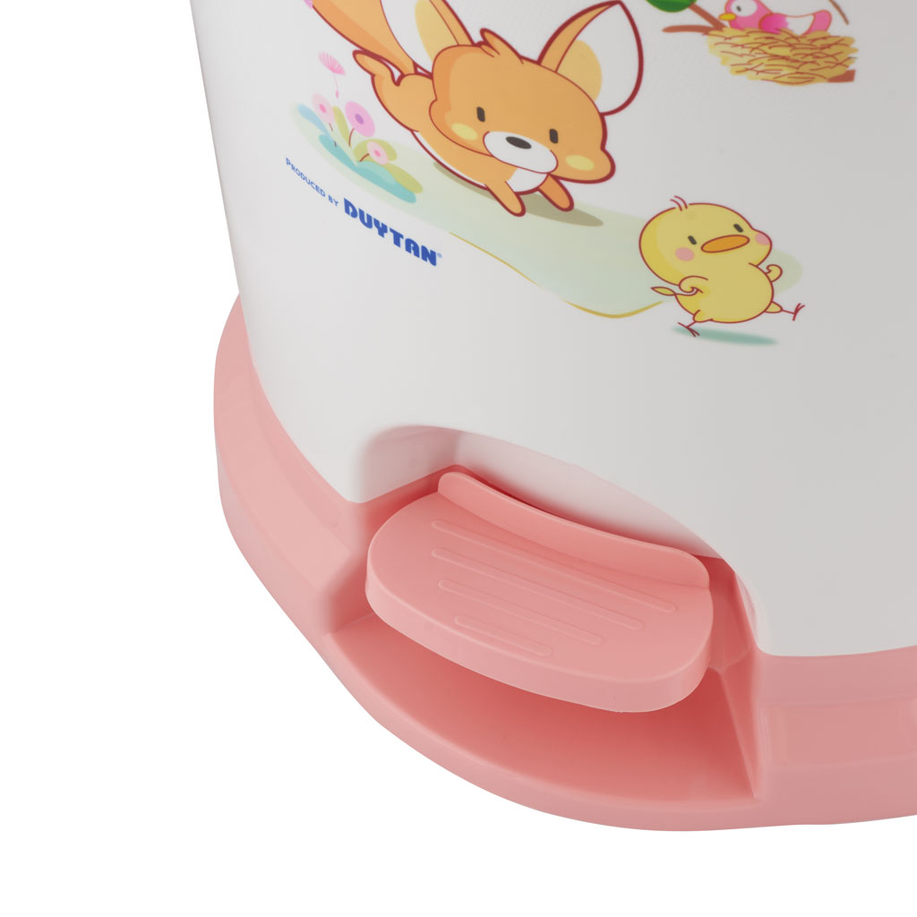 Thùng rác Oval nhỏ Duy Tân No.186 Giao màu ngẫu nhiên