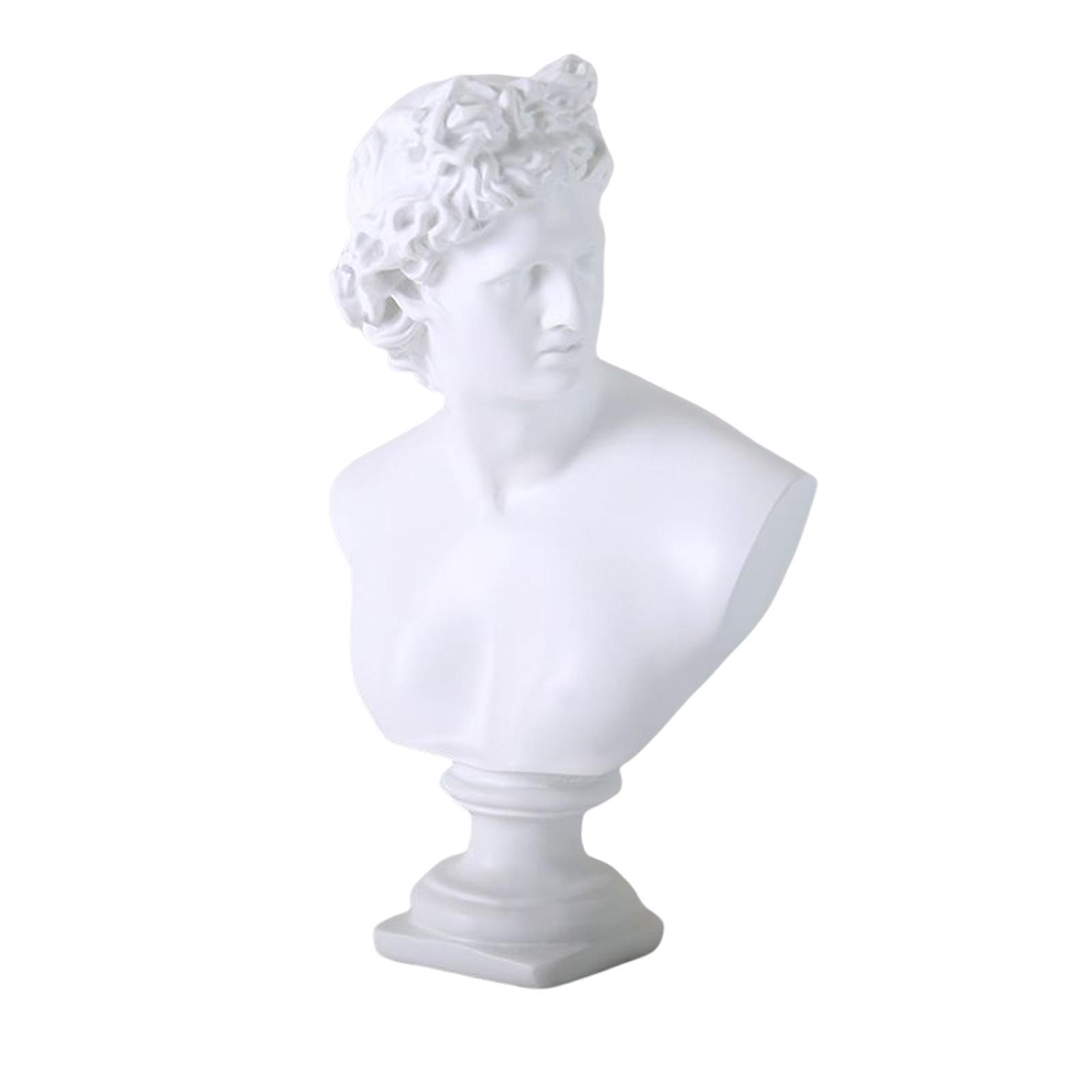Desktop Goddess Sculpture Sketch Model Figurine Statue Shelf White