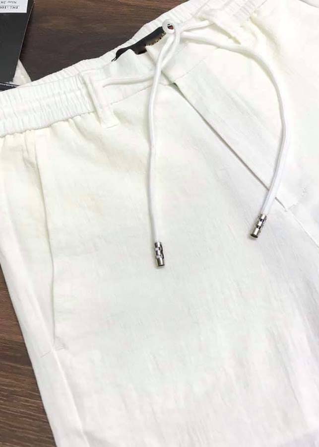 Quần Short Nam Đũi Trắng SHORTTRANG52 (Short Trắng)