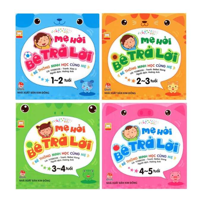 Mẹ Hỏi Bé Trả Lời Trọn Bộ 4 Cuốn