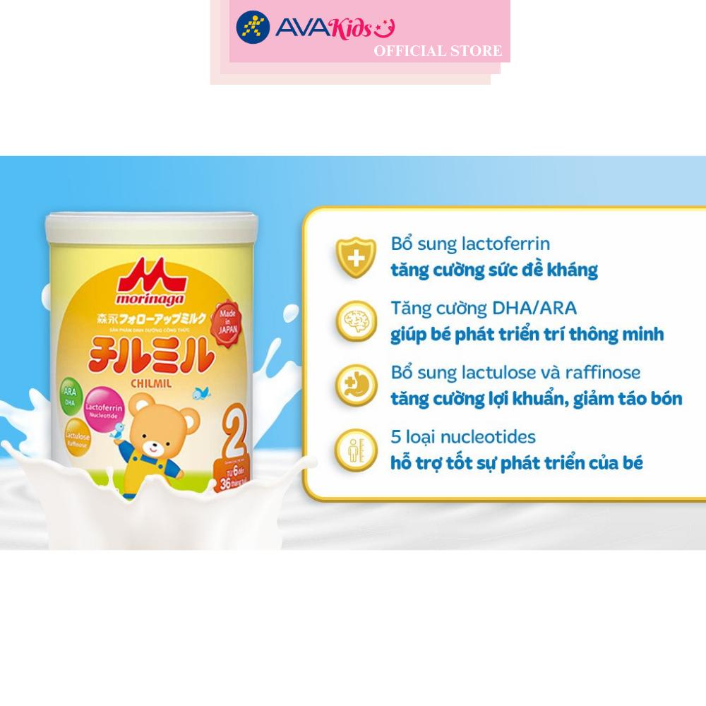 Sữa bột Morinaga Chilmil số 2 850g (6 - 36 tháng)