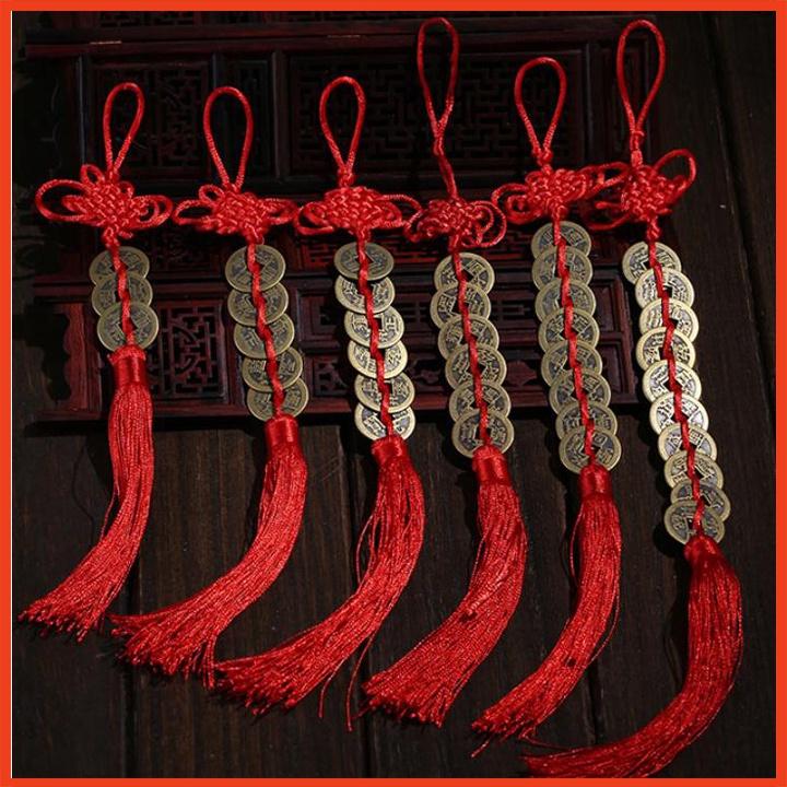 Dây đồng xu may mắn kết 6 xu