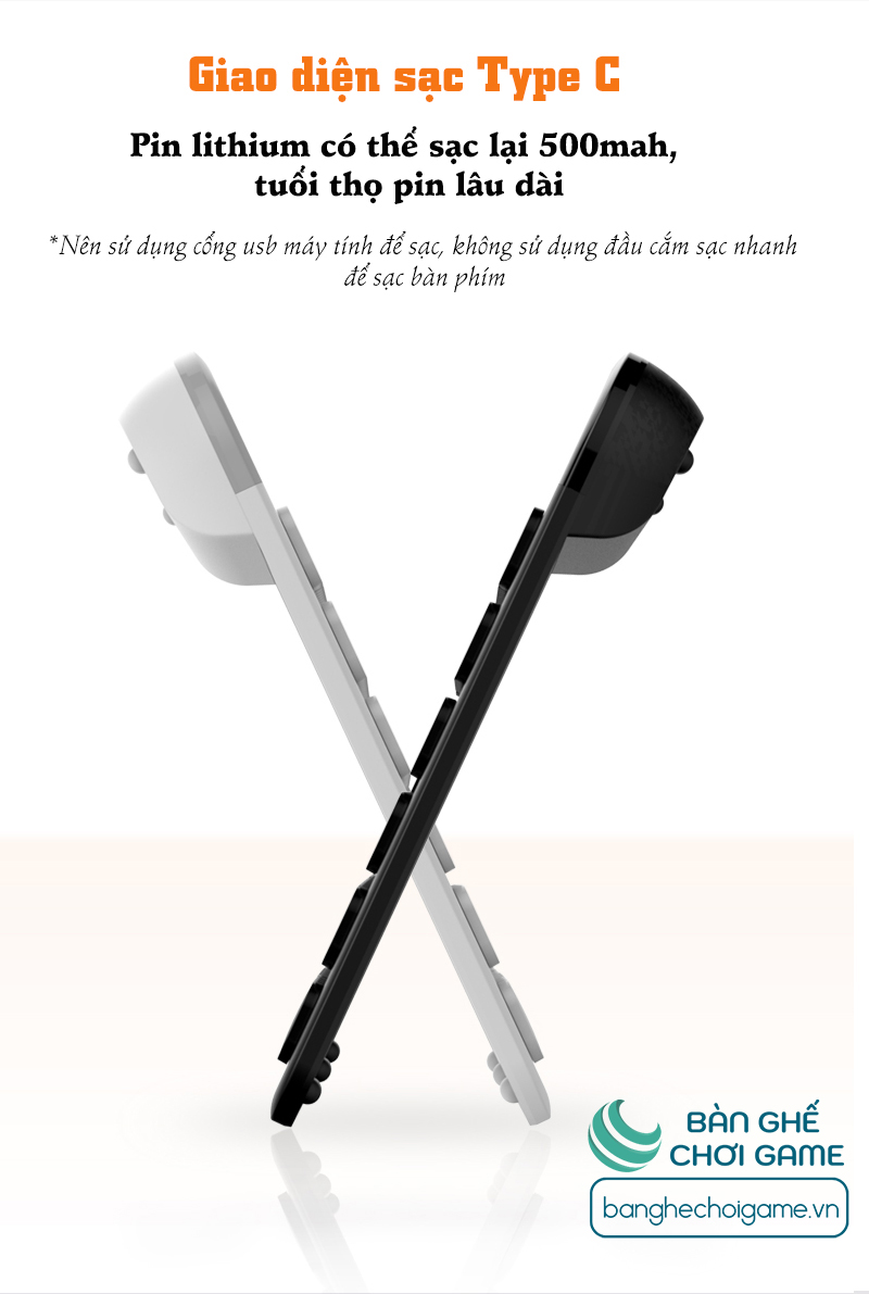 Bàn phím không dây Newmen K10 Dual Mode Bluetooth/ Wireless - Hàng chính hãng