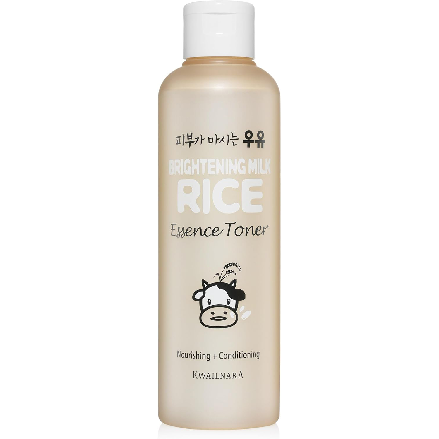 Nước hoa hồng dưỡng ẩm và làm sáng da Kwailnara Brightening Milk Rice Essence Toner Hàn Quốc 200ml
