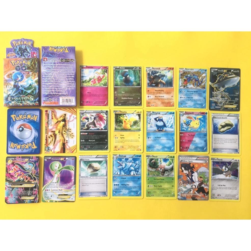 Sỉ một hộp 24-32 lá thẻ bài POKEMON ngẫu nhiên