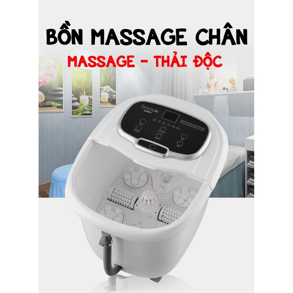 Bồn máy chậu ngâm chân massage cao cấp 6 con lăn massage  tự động  SL12, SL173 , FB650