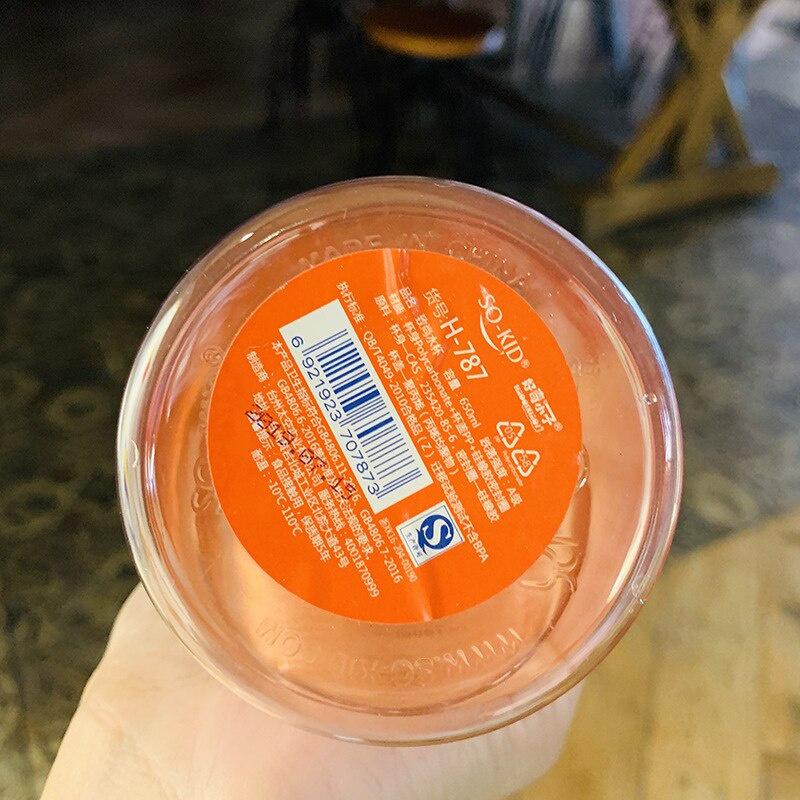 Water Cup Portable Hidden Handle Leak-proof Handy Cup Male and Female Students Creative Trend Outdoor Sports Plastic Tea Cup