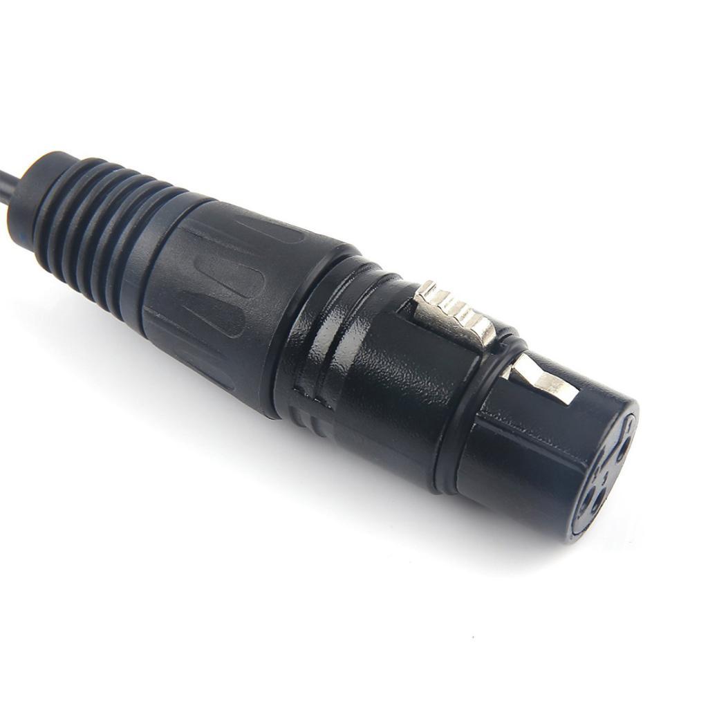 2X 3.5mm 1/8" Stereo male to Dual XLR Female Adapter Cable