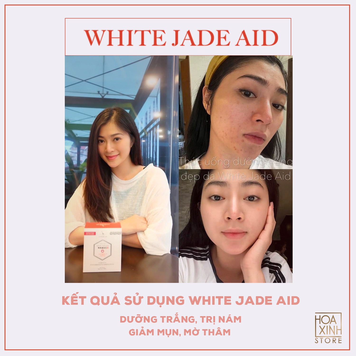  Collagen Trắng Da White Jade Aid Hàn Quốc