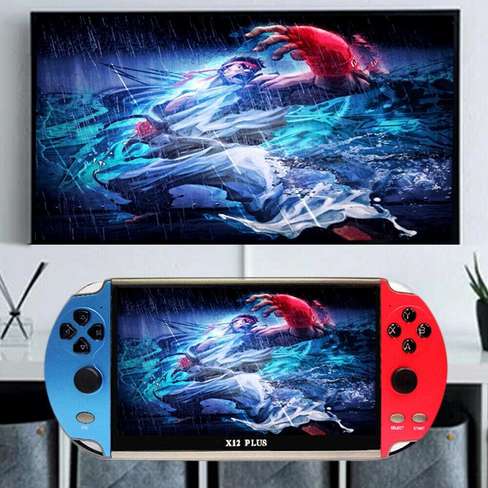 Máy Chơi Game Cầm Tay Màn Hình 7 Inch X12 Plus 16gb Tích Hợp 10000 Trò Chơi Psp