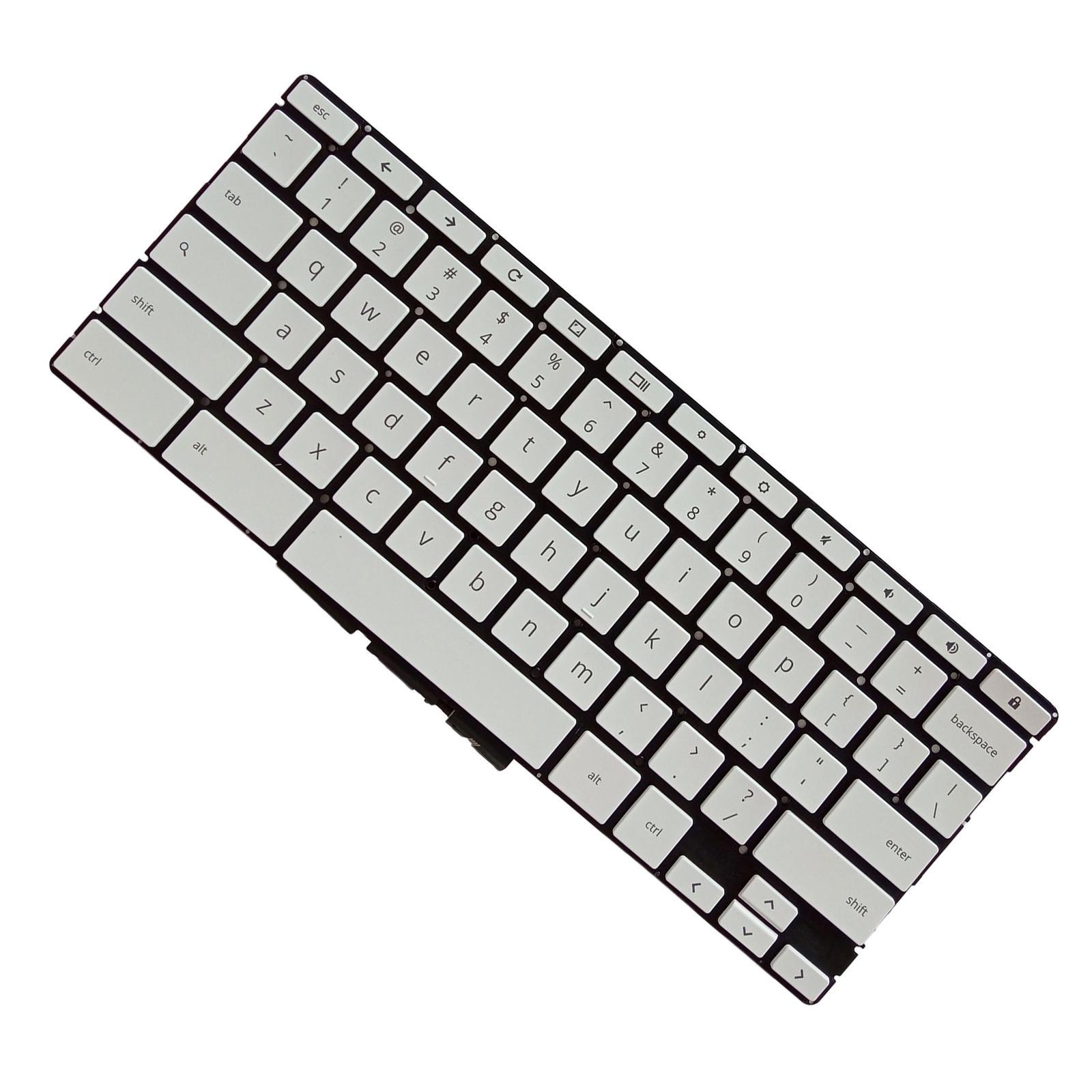 Laptop Keyboard US Layout White for HP Chromebook 14-Ca 14-Ca020NR Notebook