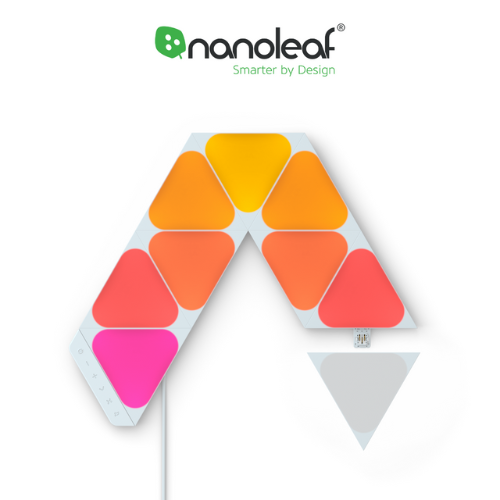 Đèn LED RGB lắp ghép thông minh Nanoleaf Shapes Tam Giác Mini - Mini Triangle 9 ô đèn