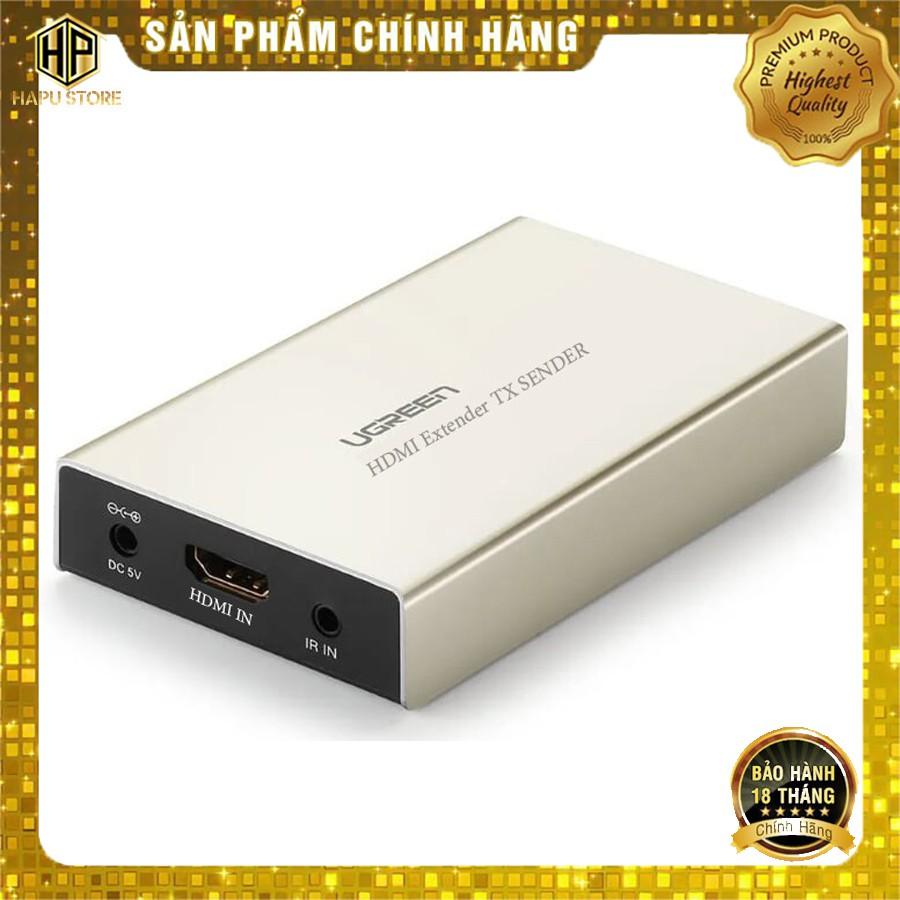 Bộ khuếch đại HDMI 120M qua cáp mạng Lan RJ45 (Sender) Ugreen 40280 -Hàng Chính Hãng