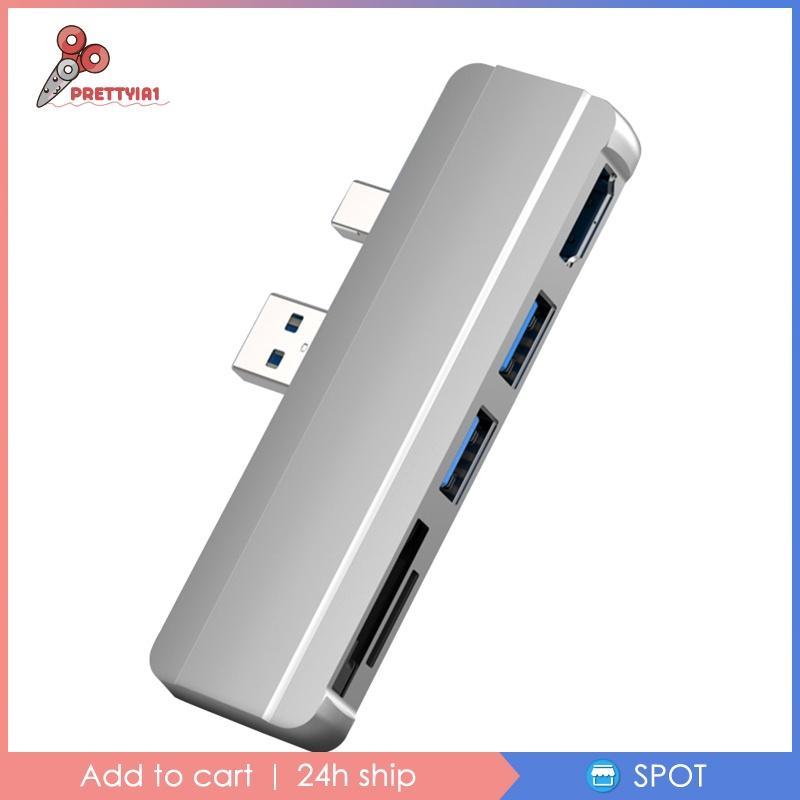 1 Bộ Chia Cổng Usb 3.0 Cho Surface Pro 4 / 5 / 6 4k Hdmi