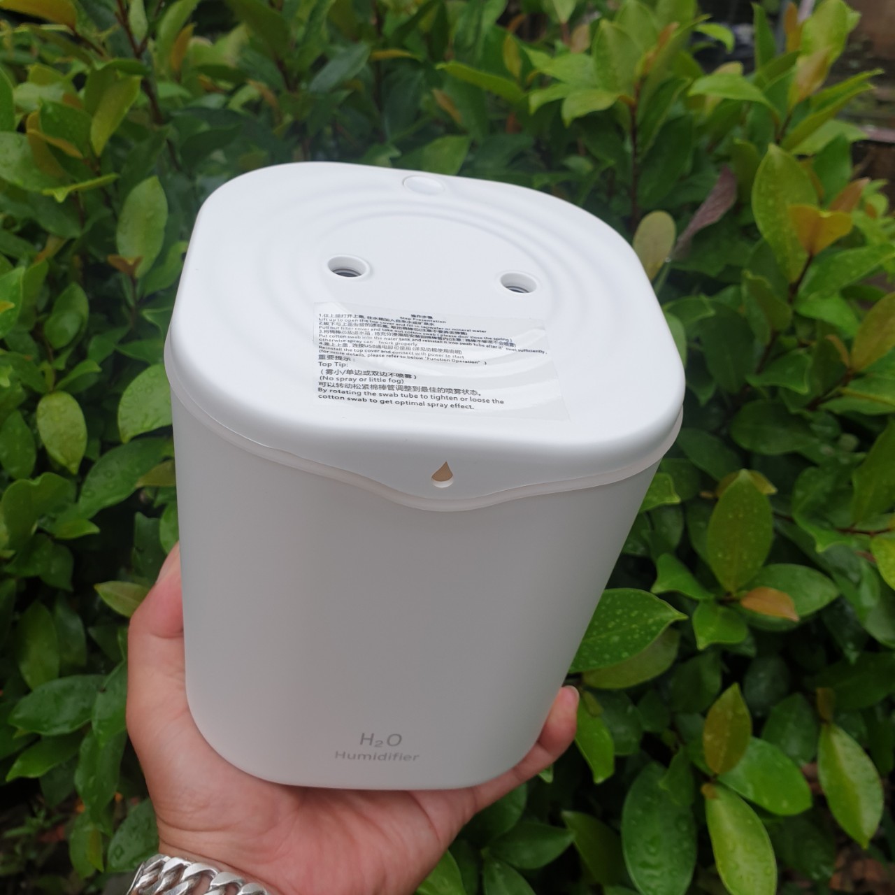 Máy phun sương tạo độ ẩm xong tinh dầu siêu mịn để bàn 2000Ml 2 chế độ phun tự tắt tự động bật/Tắt loại tốt