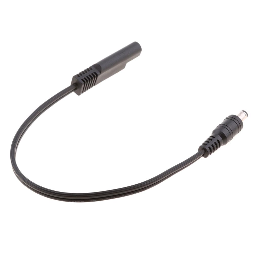 2xDC Power 5.5x2.1mm Male to SAE Plug 18AWG Cable for Automotive Connector