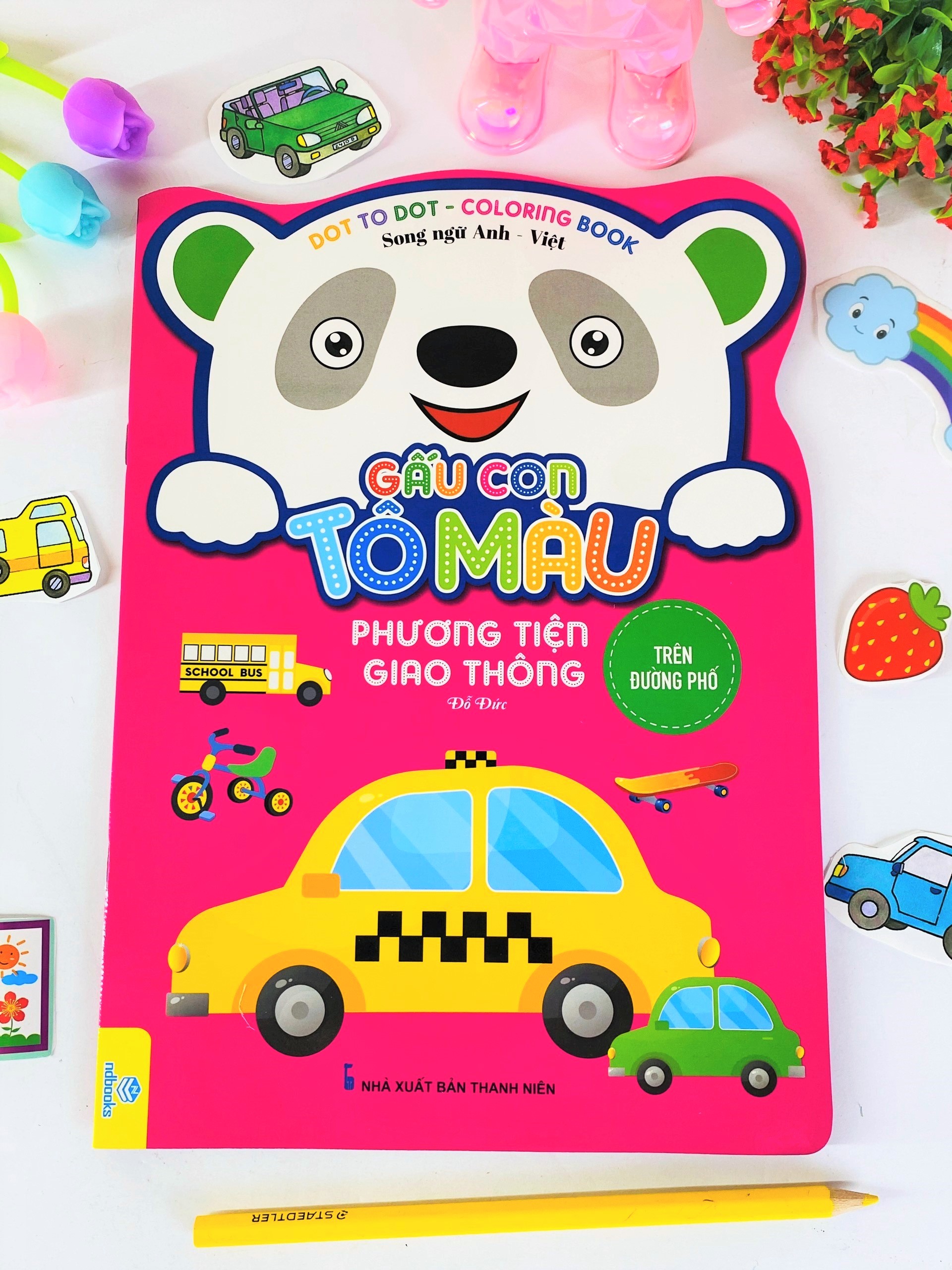 Sách - Combo 6 Cuốn Gấu Con Tô Màu: Phương Tiện Giao Thông - ndbooks