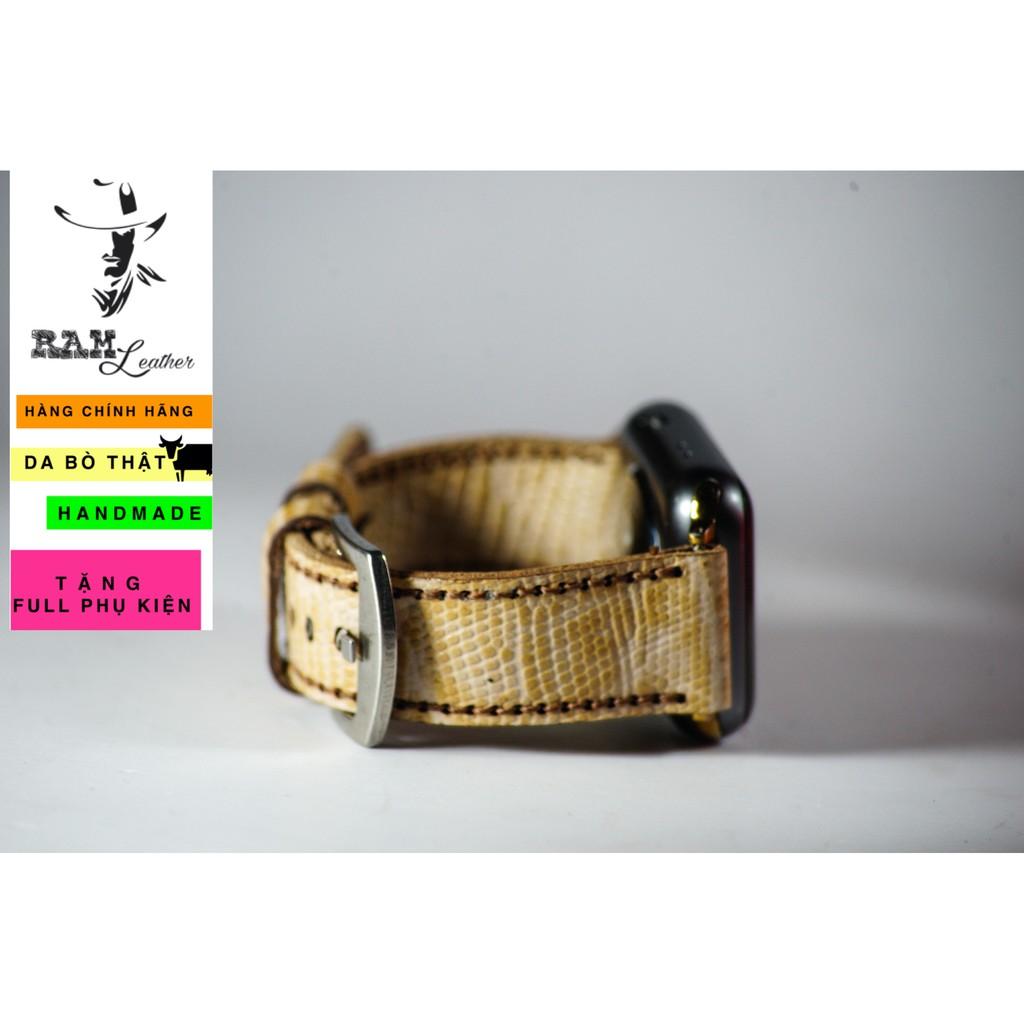 Dây đồng hồ da bò thật handmade - RAM classic 1926