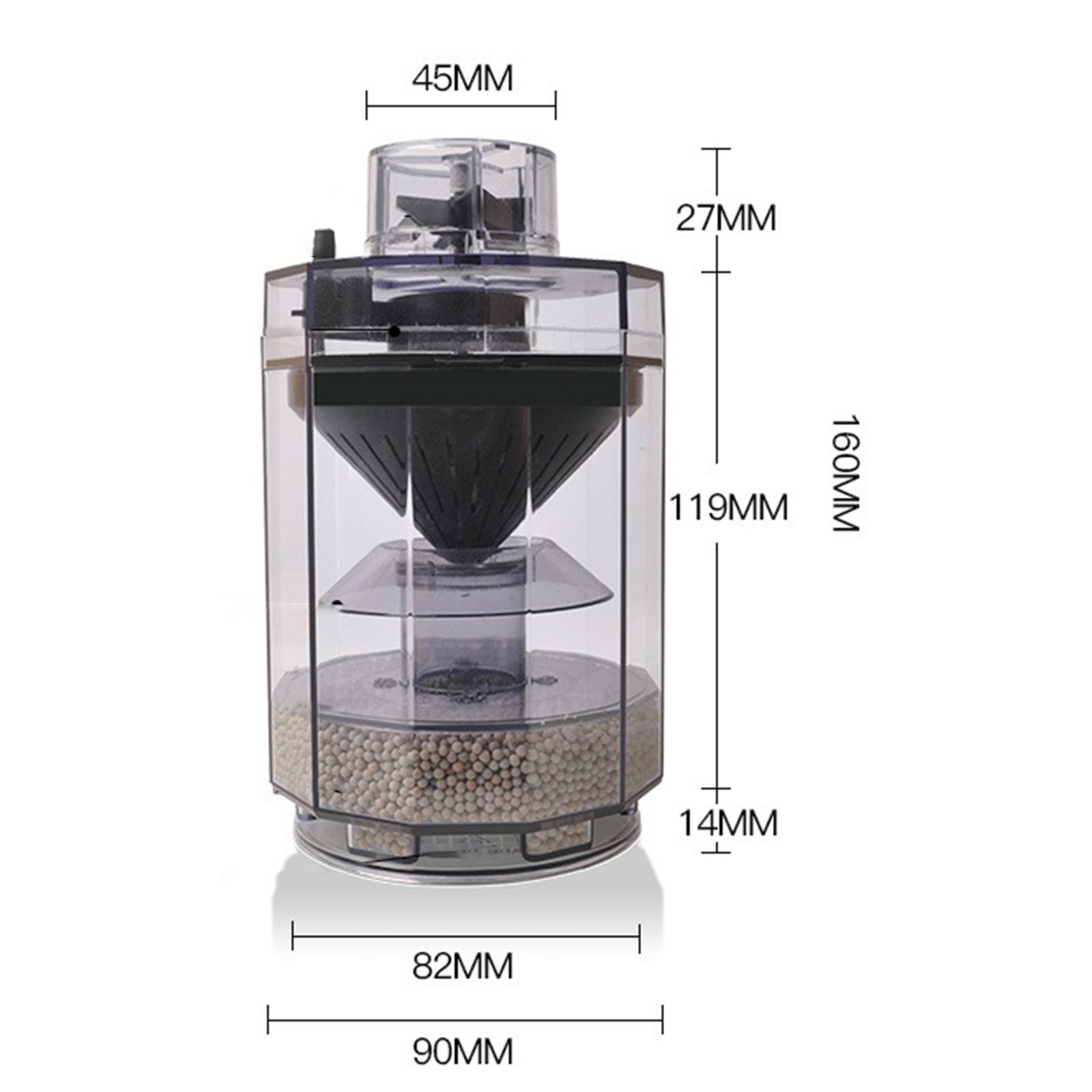 Fish Tank Filter, Fish Stool Suction Collector Fish Tank Automatic Fish Fecal Filter Increase Oxygen & Cleaning Aquarium