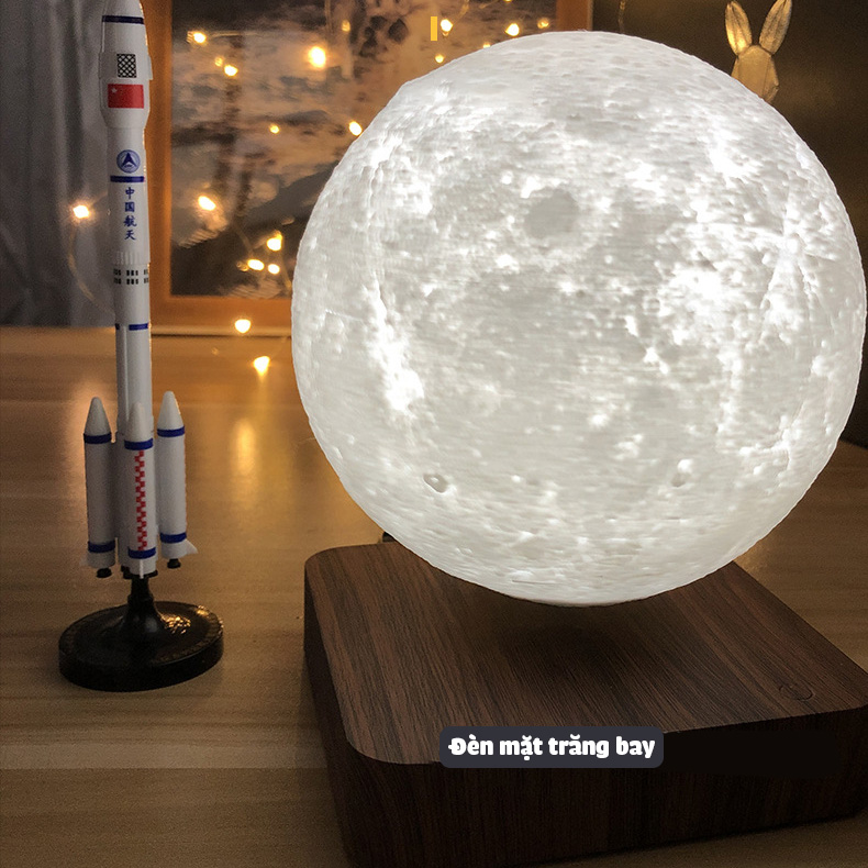 Đèn mặt trăng bay lơ lửng Moonroor M11 cỡ lớn để phòng khách phòng ngủ bàn làm việc sang trọng