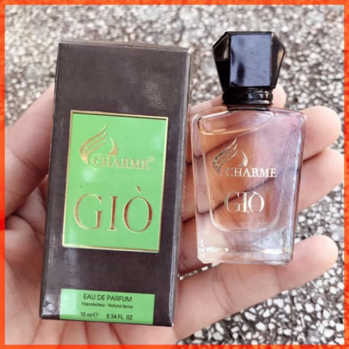 Nước hoa nam cao cấp, Charme Giò, hương trái cây, ngọt ngào, ấm áp, lưu hương lâu, độ tỏa hương xa, 80ml