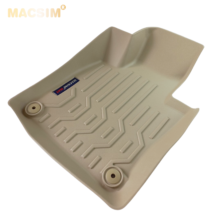 Thảm lót sàn xe ô tô VOLVO XC60 2018+ đến nay Nhãn hiệu Macsim chất liệu nhựa TPV cao cấp màu be