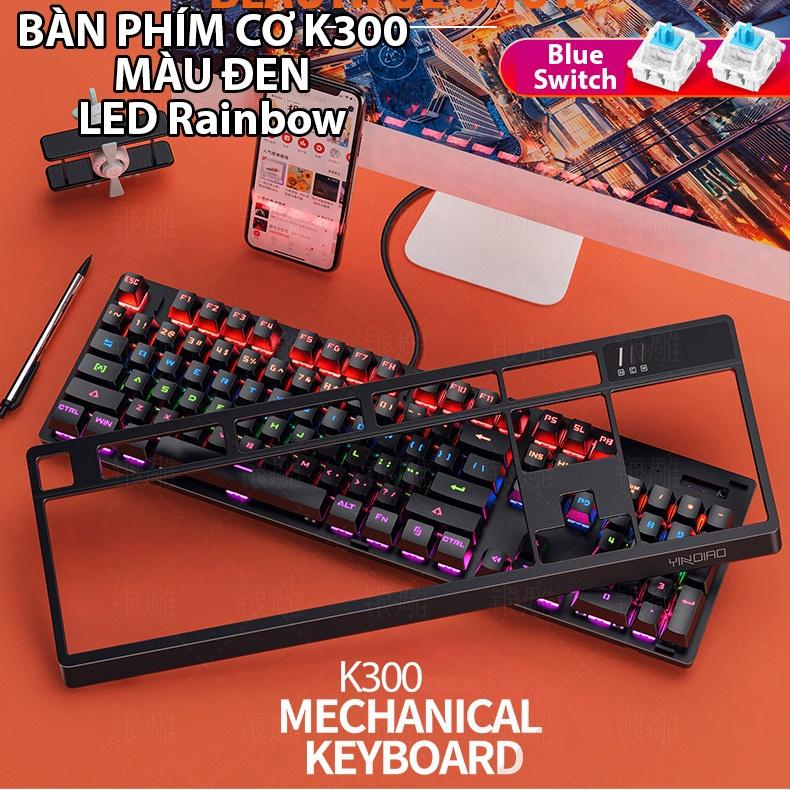 Bàn phím cơ Coputa Bàn phím máy tính laptop Full LED có dây K300